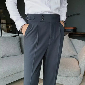 Calça de Alfaiataria Masculina Bianchino BC212 - Corte tradicional e elegância atemporal.