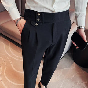 Calça de Alfaiataria Masculina Bianchino BC210 - Corte elegante e conforto premium.