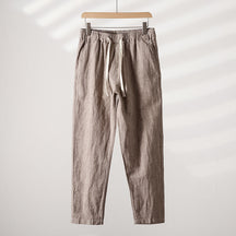 Calça de Linho Listrada Masculina Bianchino BC008