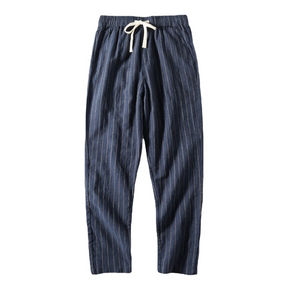Calça de Linho Listrada Masculina Bianchino BC008