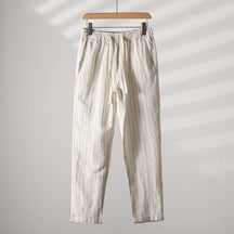 Calça de Linho Listrada Masculina Bianchino BC008