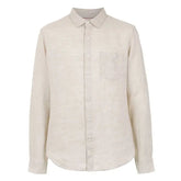 Camisa de Linho Masculina Bianchino BC346 - Design Moderno em Linho Premium com Tecnologia Anti-Amassado e Conforto Térmico.