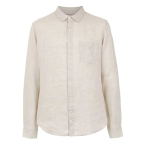 Camisa de Linho Masculina Bianchino BC346 - Design Moderno em Linho Premium com Tecnologia Anti-Amassado e Conforto Térmico.