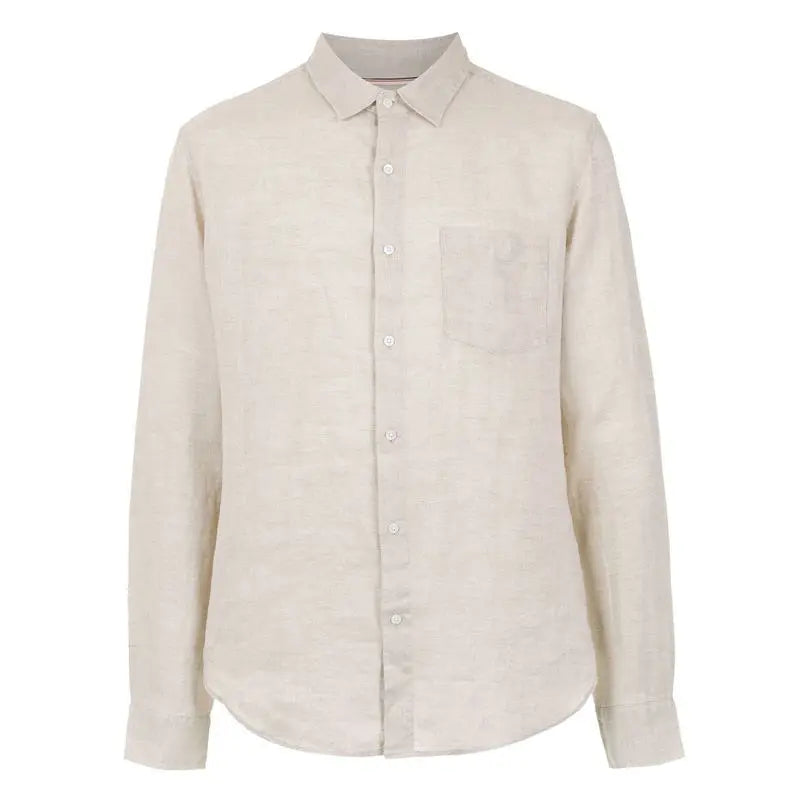 Camisa de Linho Masculina Bianchino BC346 - Design Moderno em Linho Premium com Tecnologia Anti-Amassado e Conforto Térmico.