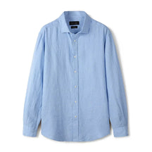 Camisa de Linho Lisa Masculina Bianchino BC347 - Linho Premium com Caimento Elegante e Frescor Ideal para Qualquer Ocasião.
