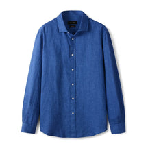 Camisa de Linho Lisa Masculina Bianchino BC347 - Linho Premium com Caimento Elegante e Frescor Ideal para Qualquer Ocasião.