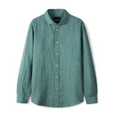Camisa de Linho Lisa Masculina Bianchino BC347 - Linho Premium com Caimento Elegante e Frescor Ideal para Qualquer Ocasião.