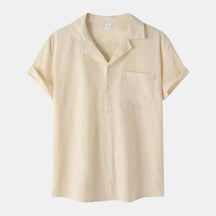 Camisa de Linho Masculina Bianchino BC002 - Tecido Nobre, Corte Clássico e Versatilidade Perfeita para Ocasiões Formais e Estilos Elegantes.