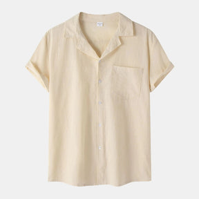 Camisa de Linho Masculina Bianchino BC002 - Tecido Nobre, Corte Clássico e Versatilidade Perfeita para Ocasiões Formais e Estilos Elegantes.
