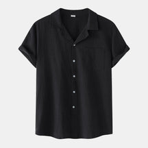 Camisa de Linho Masculina Bianchino BC002 - Tecido Nobre, Corte Clássico e Versatilidade Perfeita para Ocasiões Formais e Estilos Elegantes.