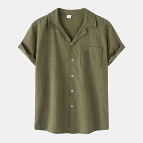 Camisa de Linho Masculina Bianchino BC002 - Tecido Nobre, Corte Clássico e Versatilidade Perfeita para Ocasiões Formais e Estilos Elegantes.