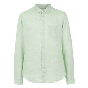 Camisa de Linho Masculina Bianchino BC346 - Design Moderno em Linho Premium com Tecnologia Anti-Amassado e Conforto Térmico.