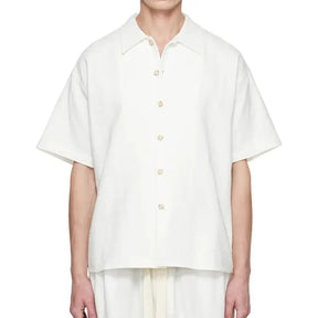 Camisa Linho Oversized Masculina Bianchino BC345 - Design Oversized em Linho Ecológico para Conforto e Estilo Atemporal.