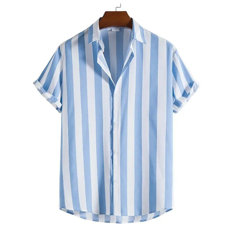 Camisa Listrada Masculina Bianchino BC392 - Estilo Clássico e Versátil para Todas as Ocasiões.