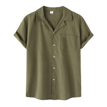 Camisa Masculina em Linho Bianchino BC397 - Design Casual e Versátil para Todas as Ocasiões.