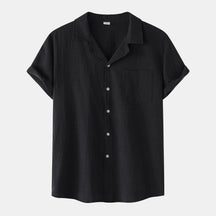 Camisa Masculina em Linho Bianchino BC397 - Design Casual e Versátil para Todas as Ocasiões.