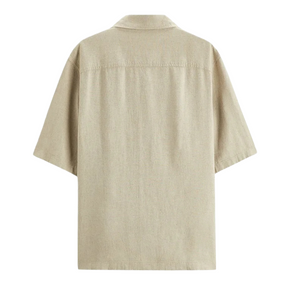 Camisa Masculina em Linho Relaxed Fit Bianchino BC360 - Caimento Solto e Confortável para Estilo Casual e Sofisticado.
