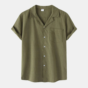 Camisa Masculina em Linho Bianchino BC397 - Design Casual e Versátil para Todas as Ocasiões.