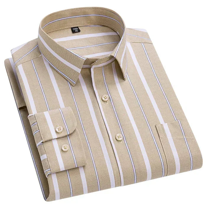 Camisa Social Masculina Bianchino BC154 - Estilo Slim Fit Elegante e Confortável.