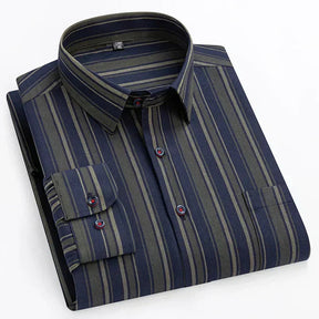 Camisa Social Masculina Bianchino BC154 - Estilo Slim Fit Elegante e Confortável.