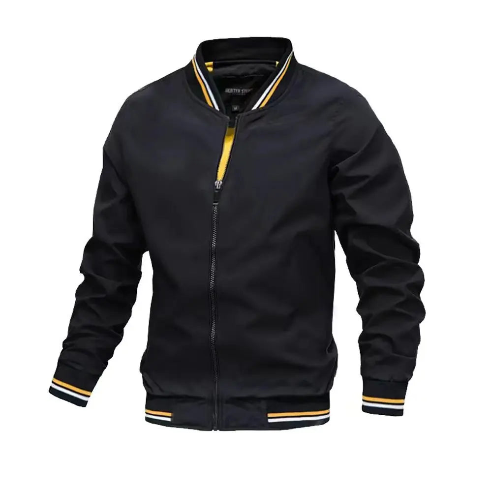 Jaqueta Casual Masculina com Zíperes Bianchino BC039 - Modernidade, estilo urbano e conforto em um design versátil e refinado.