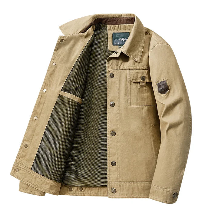 Jaqueta Casual Masculina em Algodão Bianchino BC183 - Conforto, estilo casual e acabamento refinado em um design moderno e versátil.