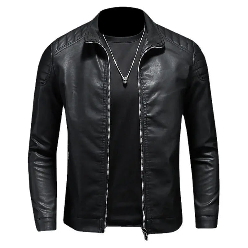 Jaqueta de Couro Motociclista Masculina Bianchino BC167 - Segurança, estilo robusto e conforto para motociclistas exigentes.







