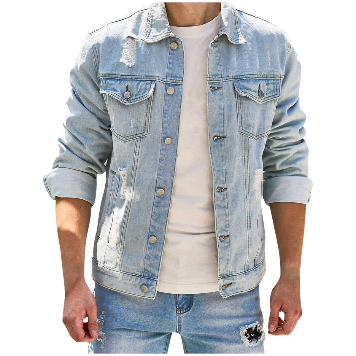 Jaqueta Jeans Masculina Bianchino BC158 - Design moderno e jeans premium com caimento ajustado. Estilo versátil para looks urbanos e casuais.







