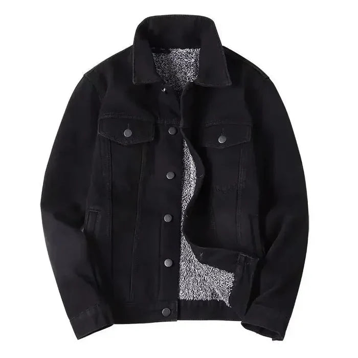 Jaqueta Jeans Masculina Bianchino BC133 - Design sofisticado em jeans premium com isolamento térmico e caimento elegante.







