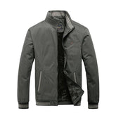 Jaqueta Masculina Forrada Bianchino BC163 - Design moderno, forro de algodão e fechamento em zíper para conforto e proteção contra o frio.