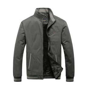 Jaqueta Masculina Forrada Bianchino BC163 - Design moderno, forro de algodão e fechamento em zíper para conforto e proteção contra o frio.