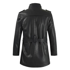 Jaqueta Masculina Bianchino BC165 - Estilo refinado com couro genuíno e poliéster de alta qualidade.







