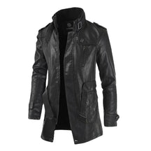 Jaqueta Masculina Bianchino BC165 - Estilo refinado com couro genuíno e poliéster de alta qualidade.







