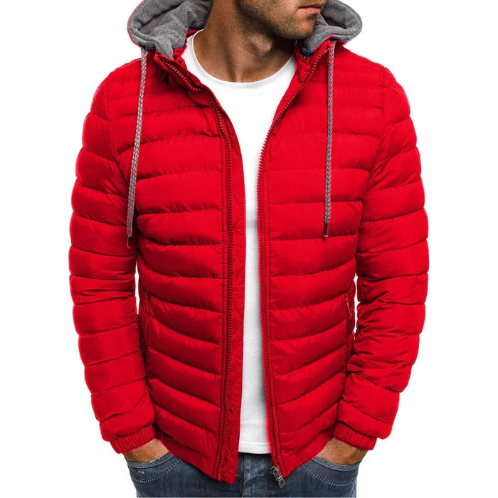 Jaqueta Masculina Puffer Moderna Bianchino BC108 - Estilo moderno, capuz removível e proteção térmica eficiente.







