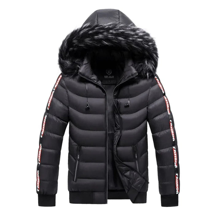 Jaqueta Puffer Masculina Capuz Forrado Bianchino BC112 - Isolamento térmico avançado com capuz forrado e design moderno.







