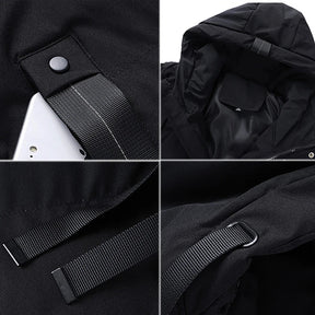 Jaqueta Puffer Masculina Alongada Bianchino BC076 - Isolamento térmico eficiente e design moderno para proteção completa nos dias frios.