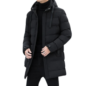 Jaqueta Puffer Masculina Alongada Bianchino BC076 - Isolamento térmico eficiente e design moderno para proteção completa nos dias frios.







