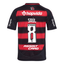 Manto Flamengo Jogo 1 Adidas 2025 – Com Kit Patrocínio – Saúl 8