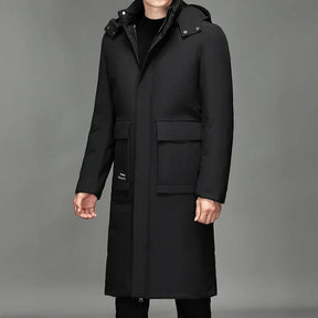 Sobretudo Masculino Bianchino BC230 - Design refinado, proteção contra o frio e conforto premium.