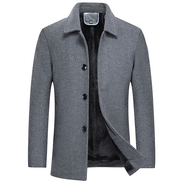 Sobretudo Masculino Curto de Lã Bianchino BC205 - Sofisticação, conforto e proteção contra o frio.