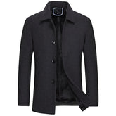 Sobretudo Masculino Curto de Lã Bianchino BC205 - Sofisticação, conforto e proteção contra o frio.
