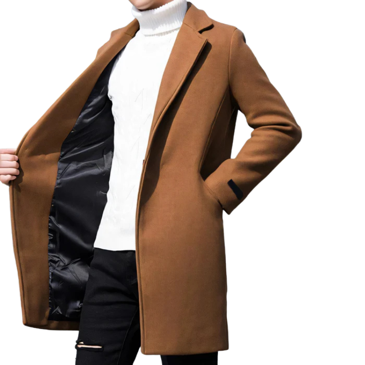 Sobretudo Masculino em Lã Bianchino BC215 - Conforto, proteção e elegância para o inverno.
