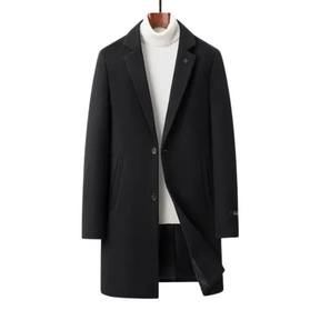 Sobretudo Masculino Bianchino BC232 - Design elegante em lã premium para proteção e estilo no inverno e outono.
