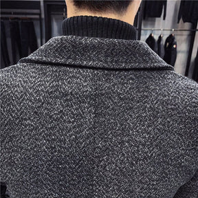 Sobretudo Masculino Bianchino BC235 - Lã batida, design elegante e refinado. Ideal para o inverno e outono.