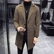 Sobretudo Masculino Bianchino BC235 - Lã batida, design elegante e refinado. Ideal para o inverno e outono.