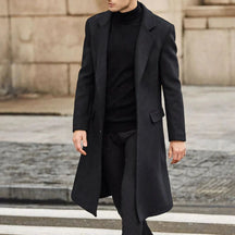 Sobretudo Masculino Bianchino BC207 - Design sofisticado em lã premium para elegância e proteção no frio.