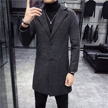 Sobretudo Masculino Bianchino BC235 - Lã batida, design elegante e refinado. Ideal para o inverno e outono.