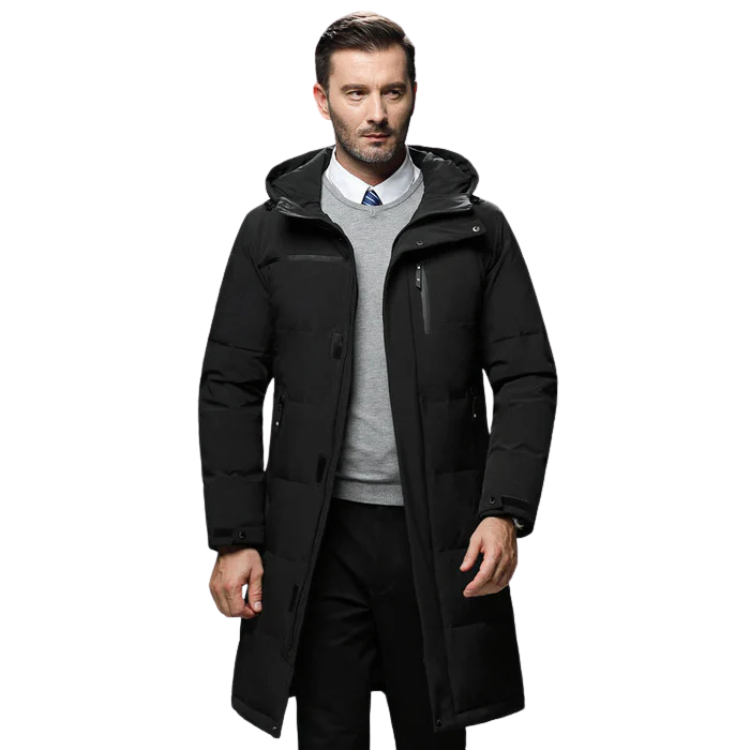 Sobretudo Masculino Social Bianchino BC219 - Elegância e funcionalidade com proteção impermeável.