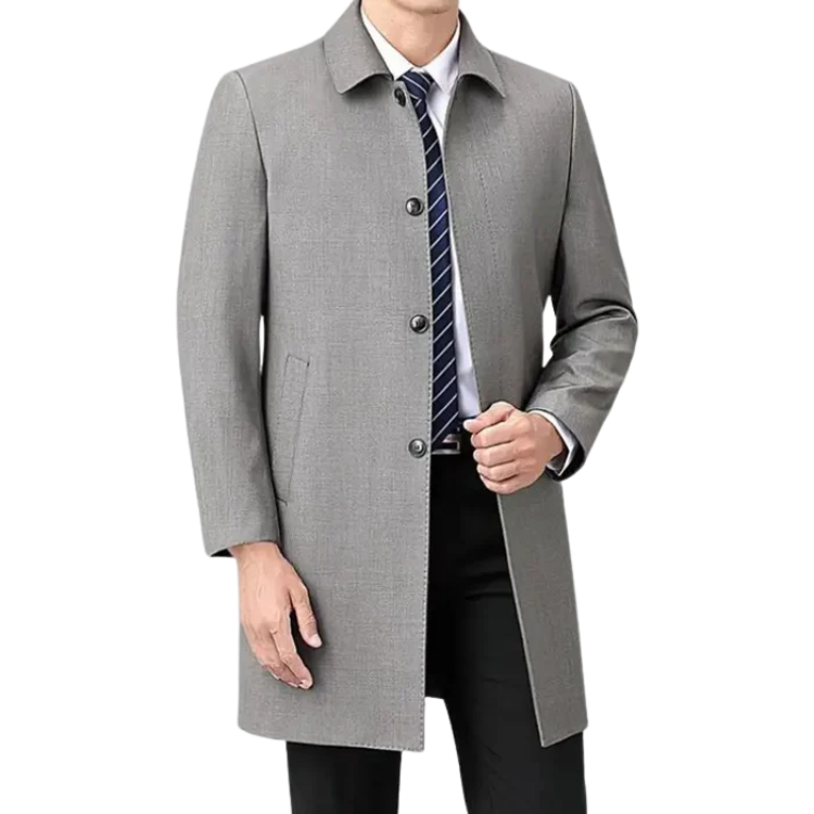 Sobretudo Masculino Social em Lã Bianchino BC234 - Design refinado e elegante, ideal para eventos formais e ocasiões especiais.