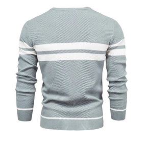 Suéter Masculino em Lã Bianchino BC176 - Slim Fit com Gola Redonda Clássica, Tecido Premium e Costuras Reforçadas para Elegância e Durabilidade.
